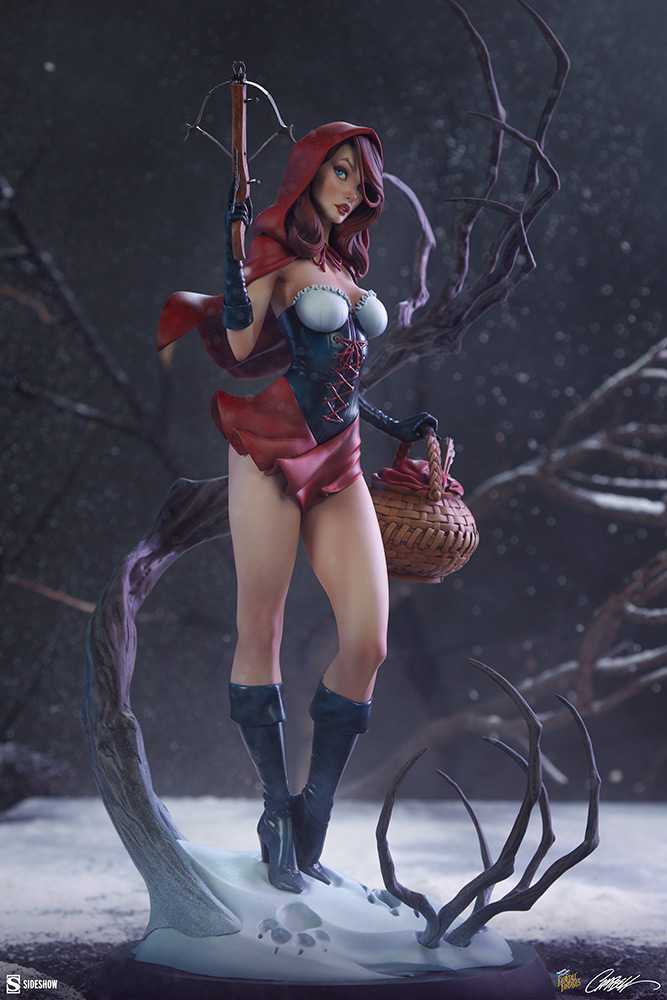 Pre-Order Sideshow Fairytale Fantasies Red Riding Hood Statue